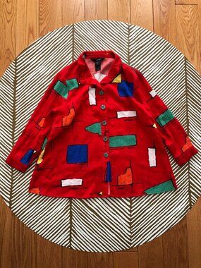 Ali Miles Geometric Patterned Top (women's PM)